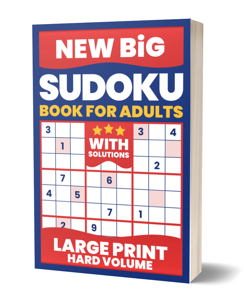 BIG Sudoku Large Print Puzzles for Adults – Hard Volume