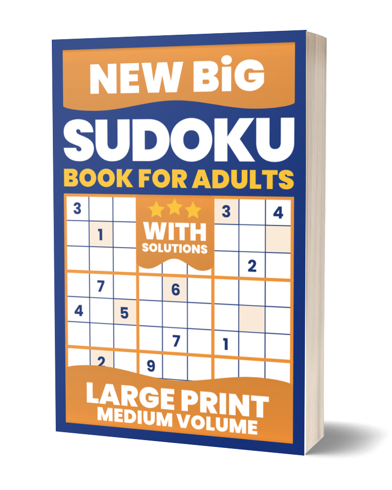 BIG Sudoku Large Print Puzzles for Adults – Medium Volume